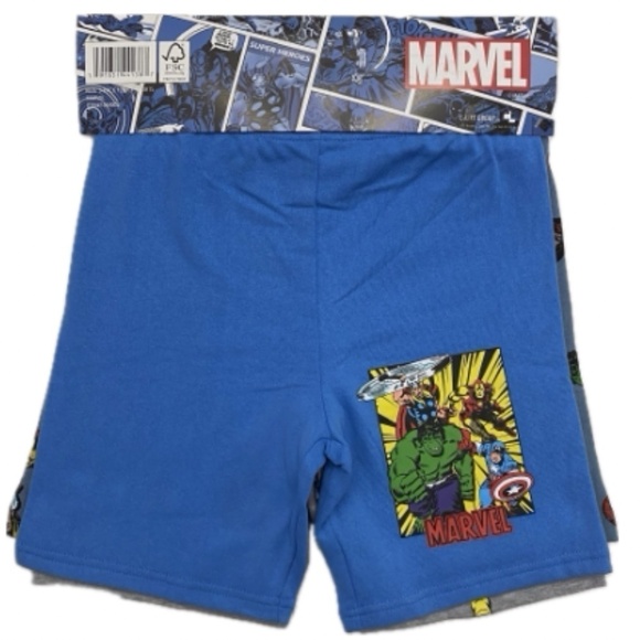 Marvel Avengers Fleece Sweat Shorts, Pack of 3 Shorts, Boys Size 7, NWT - Picture 9 of 16